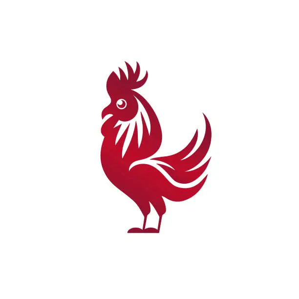 Vector illustration of Rooster