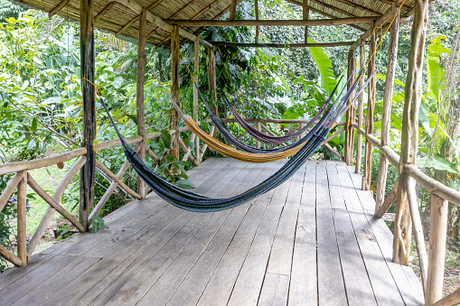 In the Amazon area, Colombia, Brazil and Peru converge, where there is always a place to rest in nature.