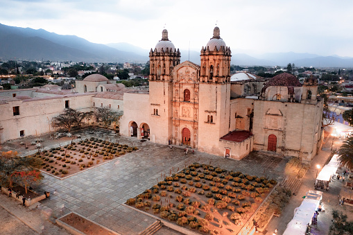 The colonial church in the town of Chincero which was built atop Inca ruins