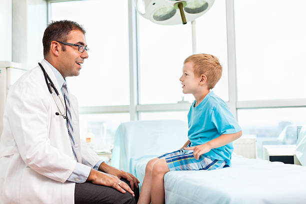 istock Little boy visiting doctor 174746077
