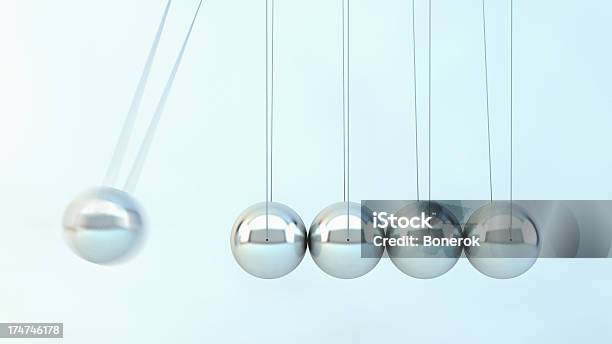 Newton Balls Stock Photo - Download Image Now - Pendulum, Newton's Cradle, Sphere