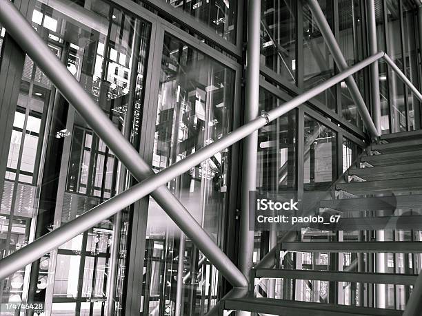 Elevator Behind Stock Photo - Download Image Now - Achievement, Architecture, Black Color