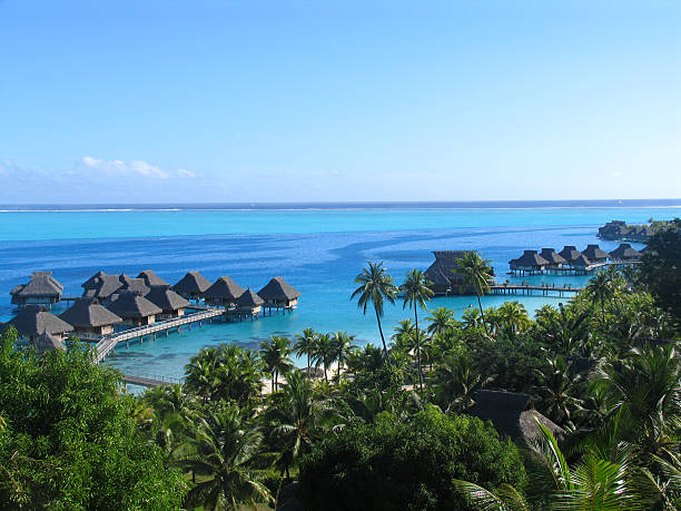 istock Bungalows in French Polynesia 174746433