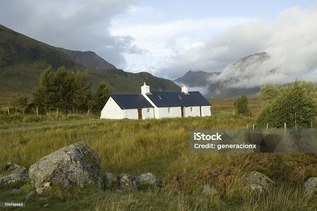 BUACHAILLE ETIVE MOR A highly photographed cottage Above Stock Photo