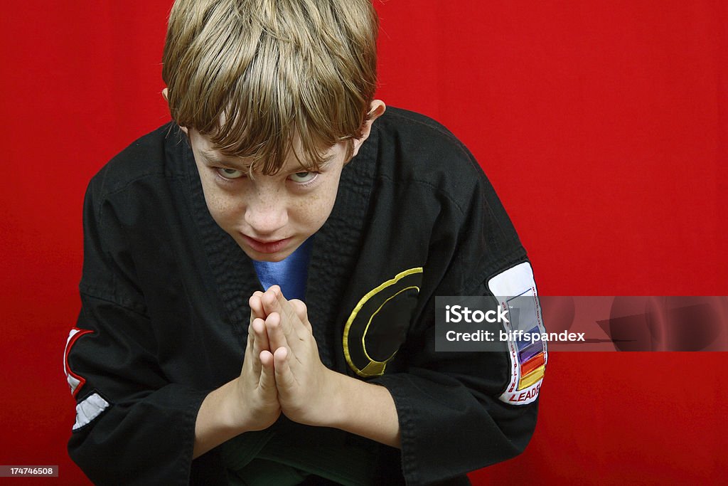 Estudantes de artes marciais - Foto de stock de Aiquidô royalty-free