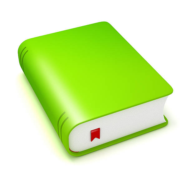 istock Green book with blank cover isolated on white 174746667
