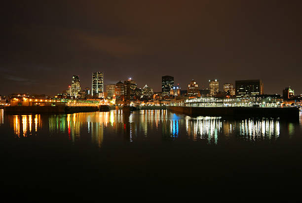istock Illuminated Montreal City at Night 174746765
