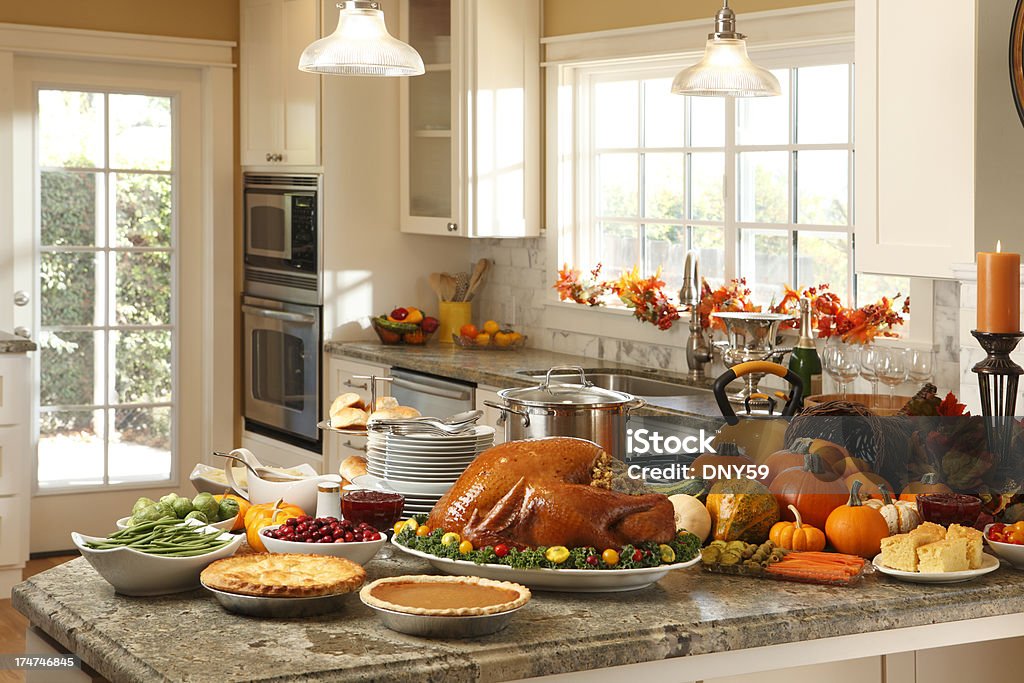 Thanksgiving preparação - Royalty-free Dia de Ação de Graças Foto de stock