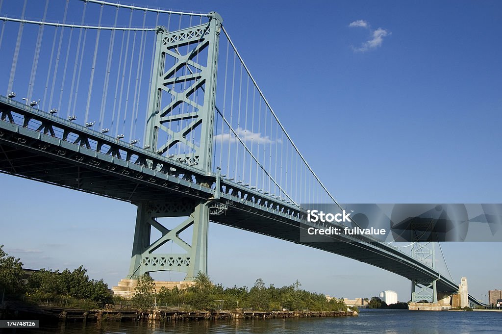 Ben Franklin Bridge II Ben Franklin Bridge in Philadelphia Ben Franklin Bridge Stock Photo