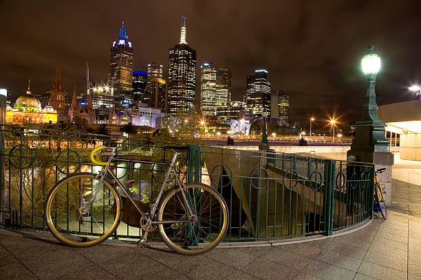 istock Melbourne Bike By Night 174748150