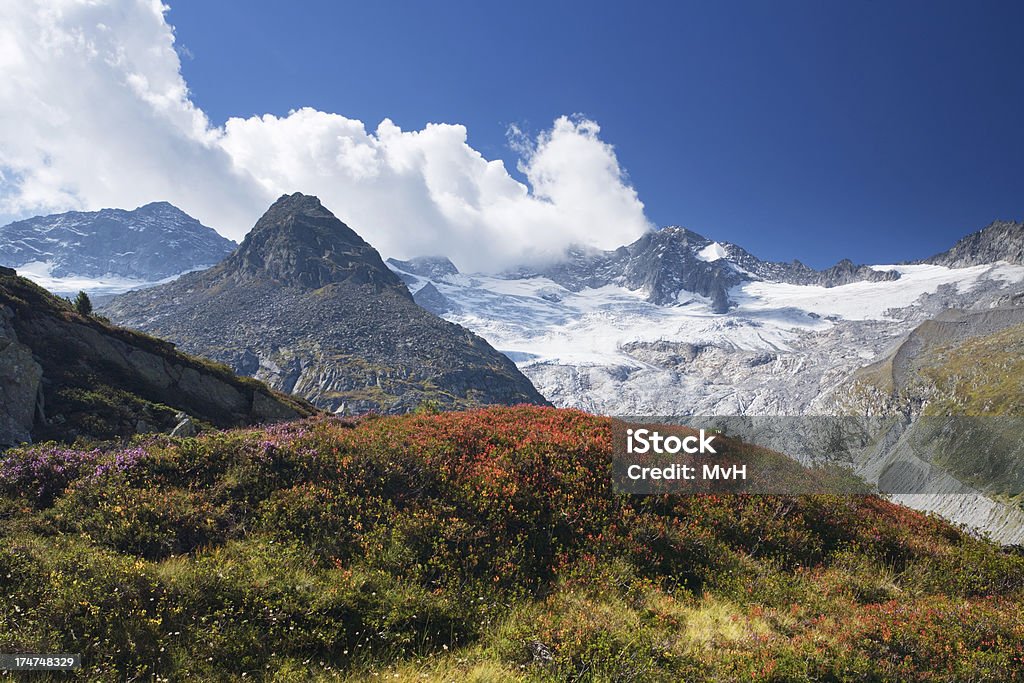 Colorido Paisagem de Montanha - Royalty-free Alpes Europeus Foto de stock