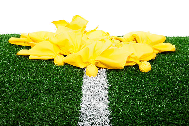 istock Penalty Flags - American Football 174748340