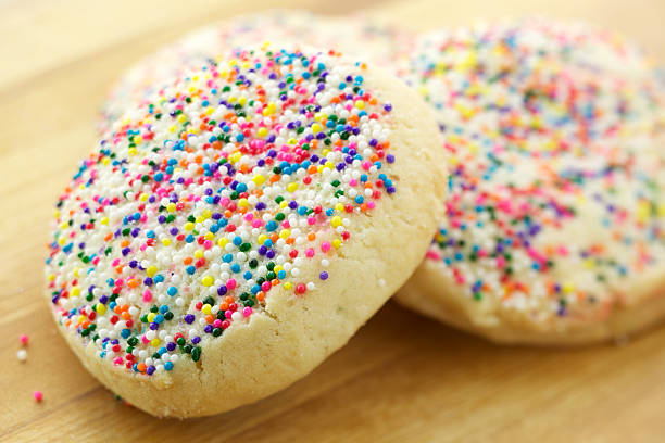 istock Homemade sugar cookies with color sprinkles 174748687