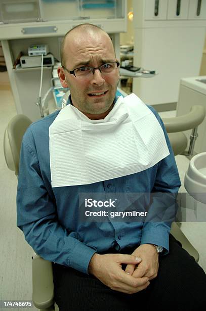 치과 의사 방문 불안에 대한 스톡 사진 및 기타 이미지 - 불안, 안절부절 못하다, 치과 장비