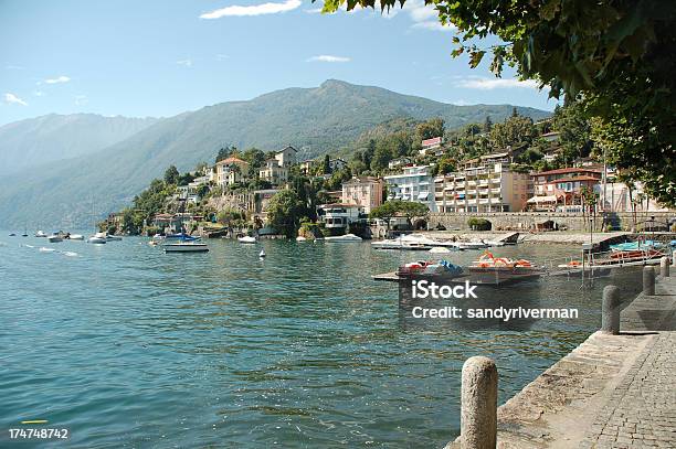 Beautiful View Of Lago Maggiore Stock Photo - Download Image Now - Mediterranean Culture, Ticino Canton, Ascona