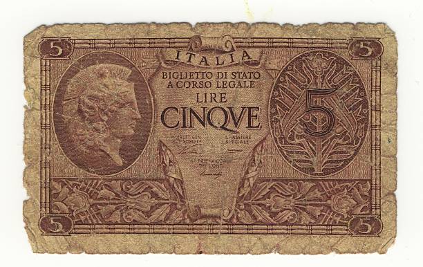 istock Old currency from Italy 174748881