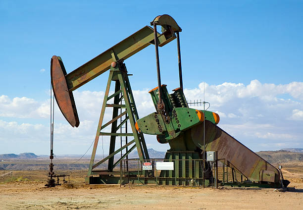 istock Oil Rig Pump in Open Field 174748910