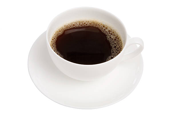 filiżanka do kawy - coffee cup black coffee isolated zdjęcia i obrazy z banku zdjęć