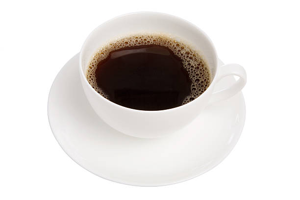 кофейная кружка - coffee cup black coffee isolated стоковые фото и изображения