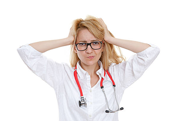 istock Female doctor realizing she made a mistake 174749246