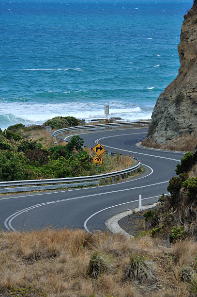 great ocean road - australian culture landscape great ocean road beach stock-fotos und bilder