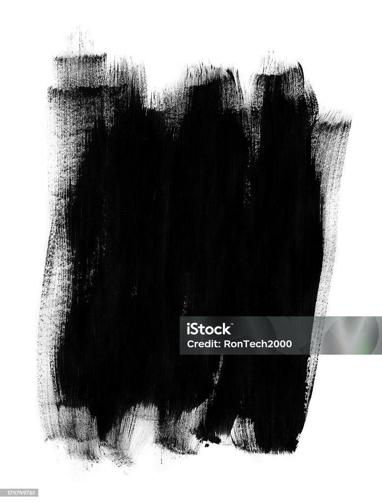 Paint Strokes "some bold black paint strokes / thick, good to use for a mask / or for bold paint strokes" Brush Stroke Stock Photo