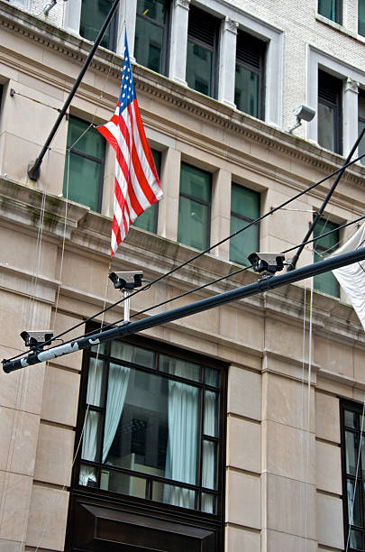 istock Counter terror surveillance license plate readers above Broadway, Lower Manhattan 174750214