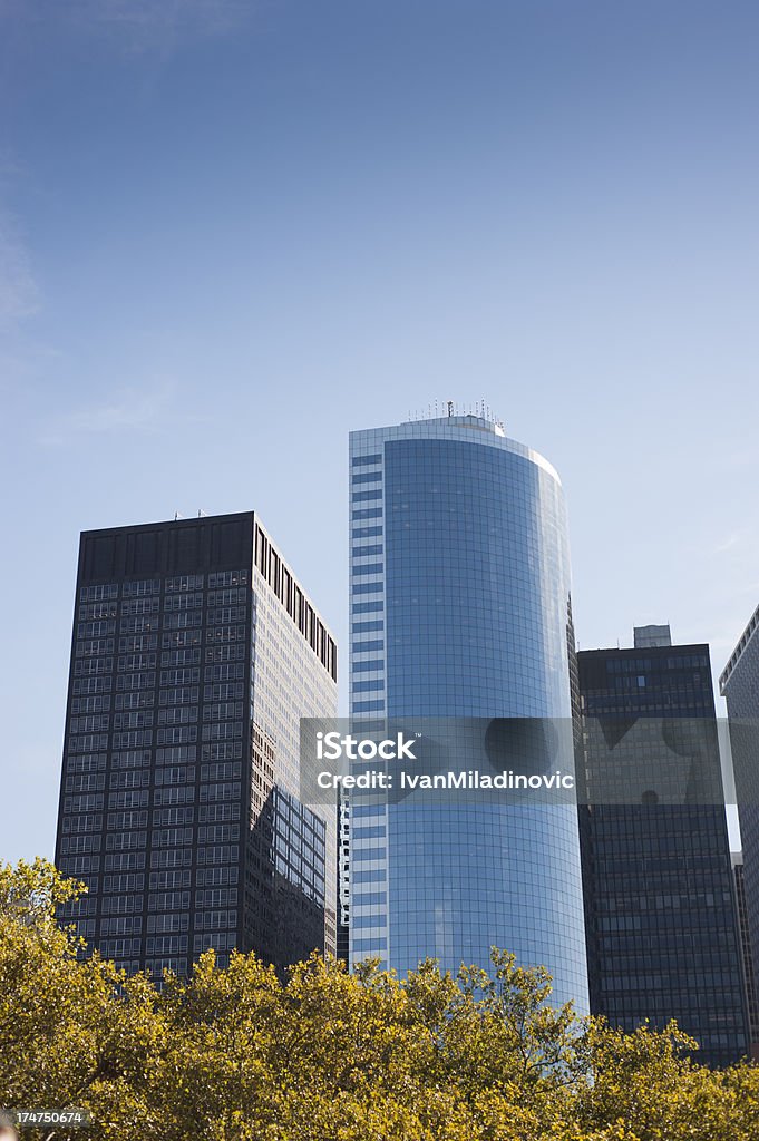 Financial district von New York - Lizenzfrei Architektur Stock-Foto