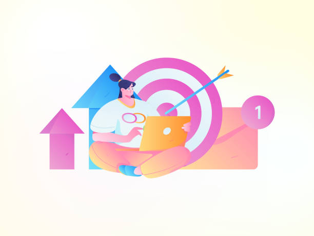 istock Marketing planning business characters flat vector concept operation hand drawn illustration 1747515379