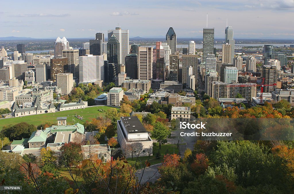 Stadt Montreal im Herbst - Lizenzfrei Montréal Stock-Foto