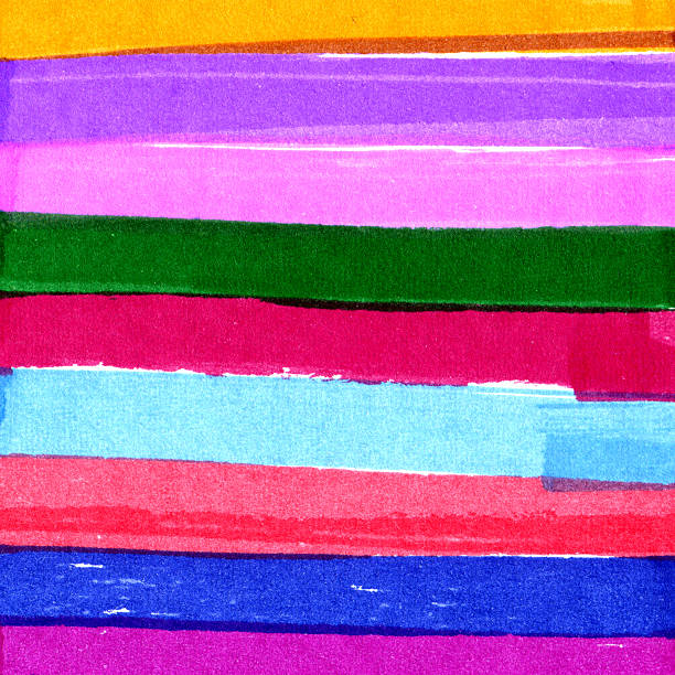 pennellata sfondo multicolore - paint stroke wall textured foto e immagini stock