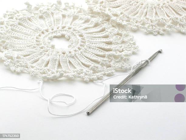 Hook Stock Photo - Download Image Now - Crochet, Doily, Textured