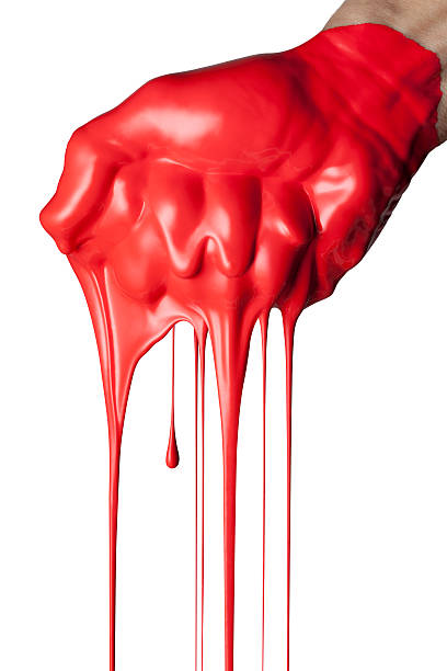 Pouring red paint Hand red paint.Similar photographs from my portfolio: blood pouring stock pictures, royalty-free photos & images