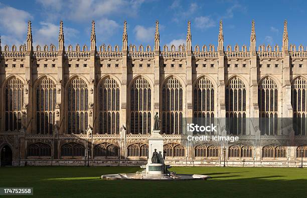 Cappella Di Kings College - Fotografie stock e altre immagini di Cambridge University - Cambridge University, Ambientazione esterna, Architettura