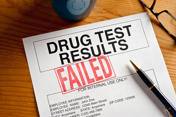 Failed Drug Test stock photo