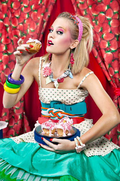 istock Woman with sweet food 174752784