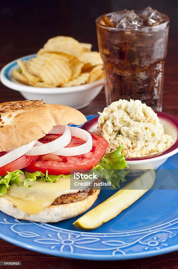 Hamburguesa con queso - Foto de stock de Alimento libre de derechos