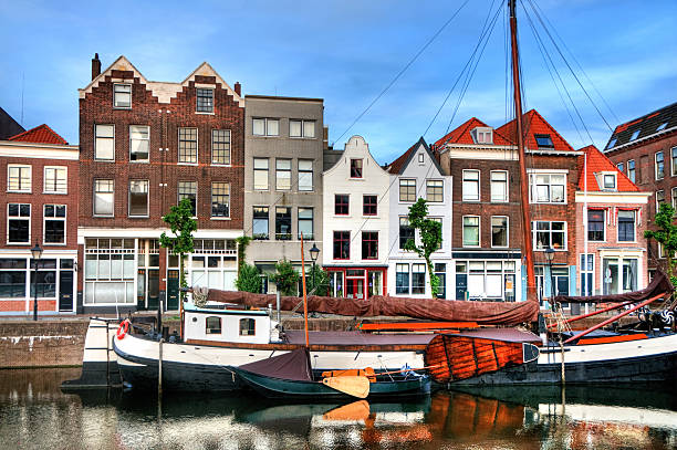 istock Rotterdam's Delfshaven with his Historic Boats 174753037