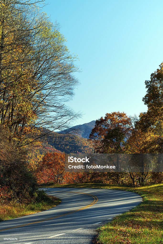 블루리지 공원도로, North Carolina, USA - 로열티 프리 0명 스톡 사진