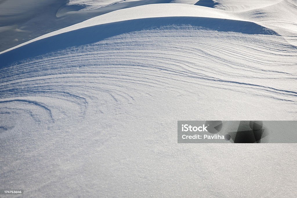 Close-up of Snow дюны Julian Альпах в Словении - Стоковые фото Абстракт�ный роялти-фри