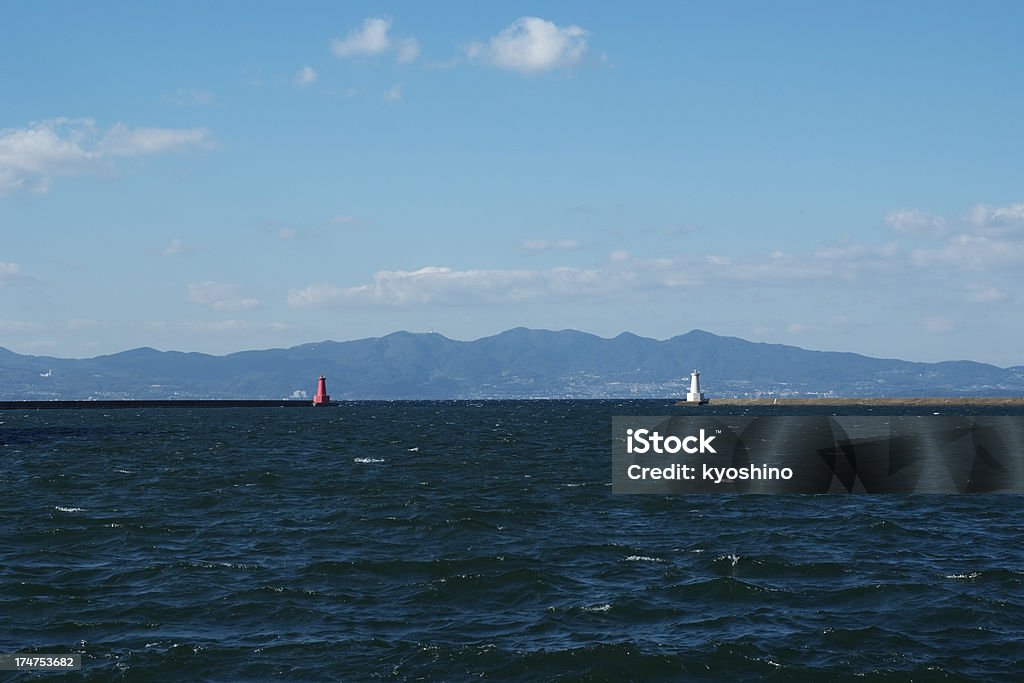 Faro e il porto - Foto stock royalty-free di Acqua