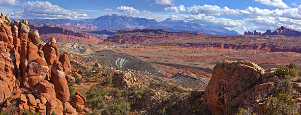 Fiery Furnace, Arches National Park Panorama