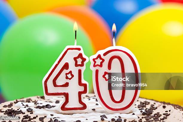 40st の誕生日ケーキを - 40-44歳のストックフォトや画像を多数ご用意 - 40-44歳, お祝い, ケーキ