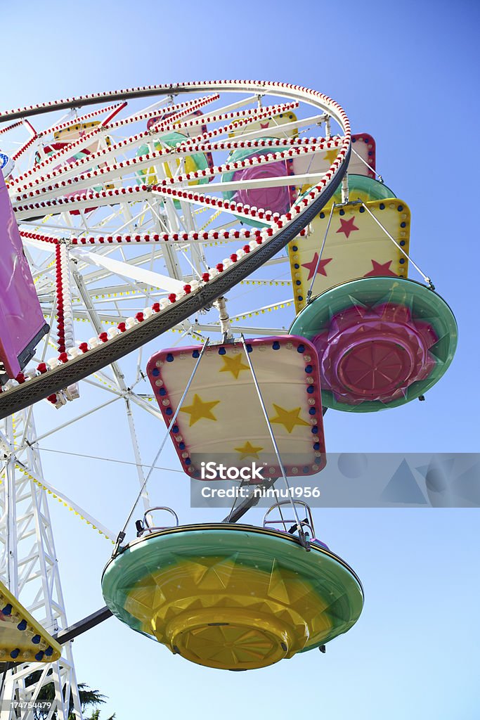 Ferris Riesenrad - Lizenzfrei Bunt - Farbton Stock-Foto