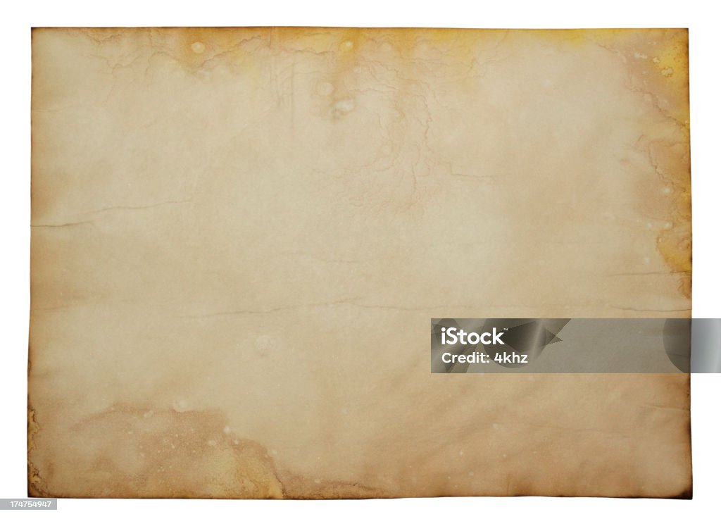 Velho envelhecido textura de papel pergaminho Papyrus - Ilustração de Papiro royalty-free