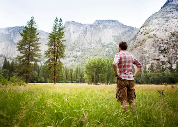 istock Man standing on Yosemite national park 174755172