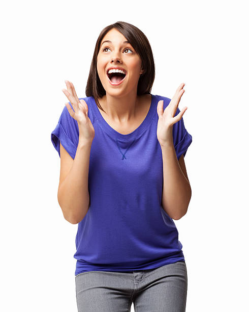 istock Excited Young Female - Isolated 174755354