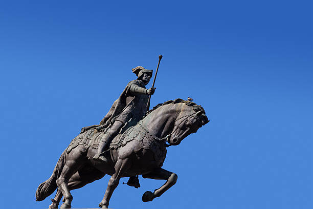 istock Equestrian statue of King John I, Praca da Figueira, Lisbon 174755401