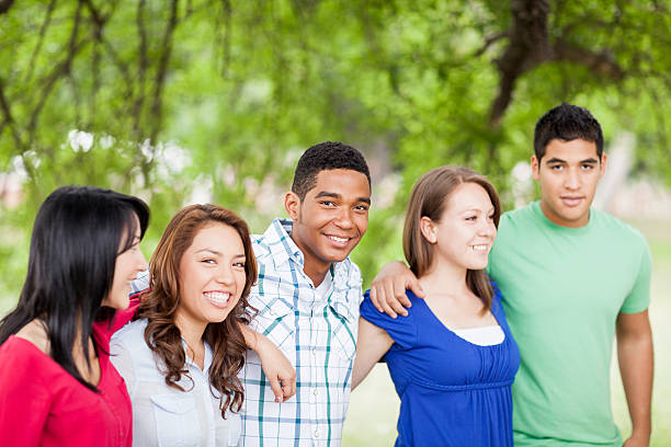 istock Cheerful friends hanging out 174755610