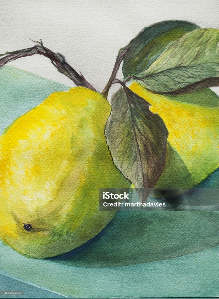 完熟レモンズ-水彩画 - レモンのロイヤリティフリーストックイラストレーション